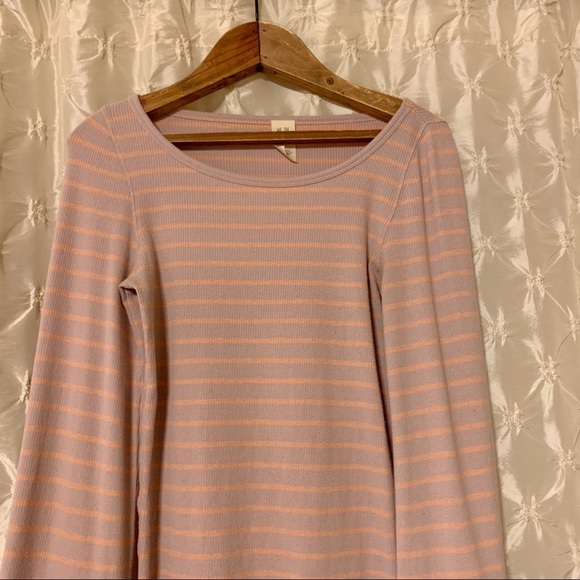 Free People Good Find Bell Fluted Sleeve Ribbed Top - Picture 3 of 14